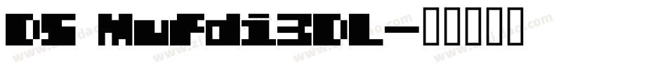 DS Mufdi3DL字体转换